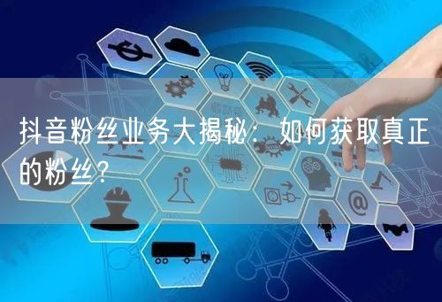 抖音粉丝业务大揭秘：如何获取真正的粉丝？