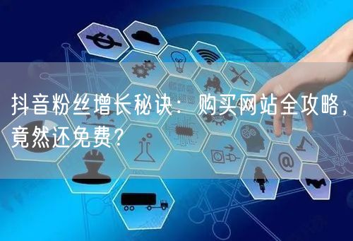 抖音粉丝增长秘诀：购买网站全攻略，竟然还免费？