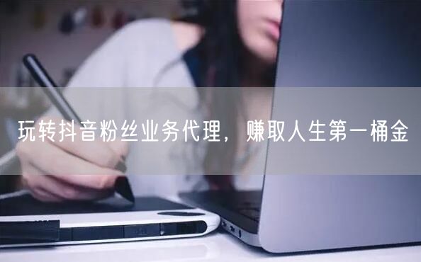 玩转抖音粉丝业务代理，赚取人生第一桶金