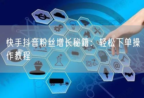 快手抖音粉丝增长秘籍：轻松下单操作教程