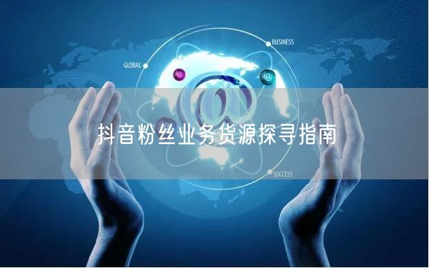 抖音粉丝业务货源探寻指南