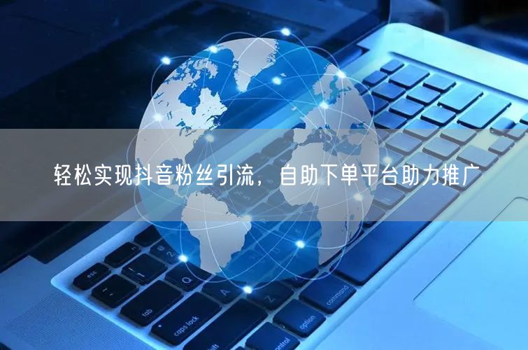 轻松实现抖音粉丝引流，自助下单平台助力推广
