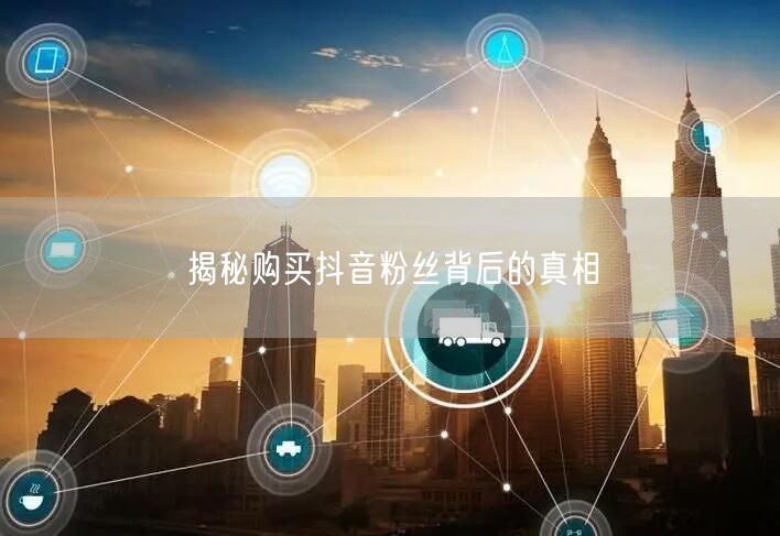揭秘购买抖音粉丝背后的真相
