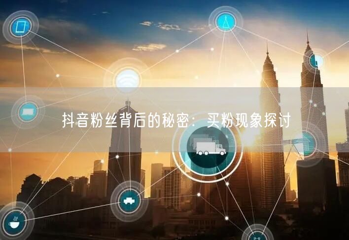 抖音粉丝背后的秘密：买粉现象探讨