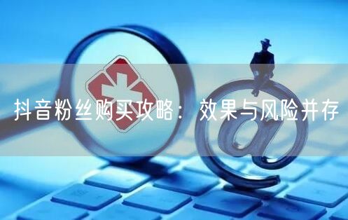 抖音粉丝购买攻略：效果与风险并存