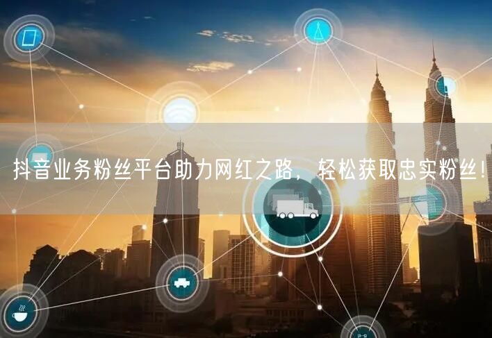 抖音业务粉丝平台助力网红之路，轻松获取忠实粉丝！